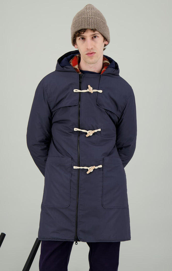 jagvi Duffle coat technique doublé chaud anthracite