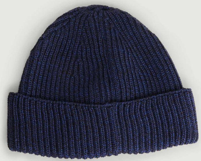 jagvi Bonnet marine en laine merinos