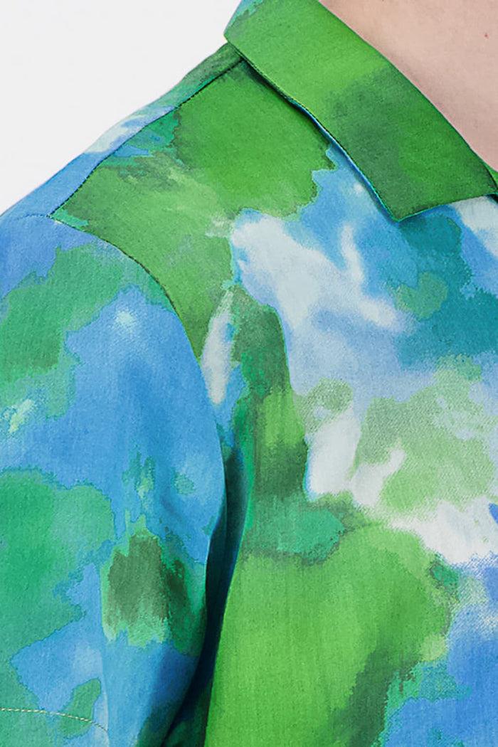 Jagvi Chemise Coton Bio Japonais Imprimé