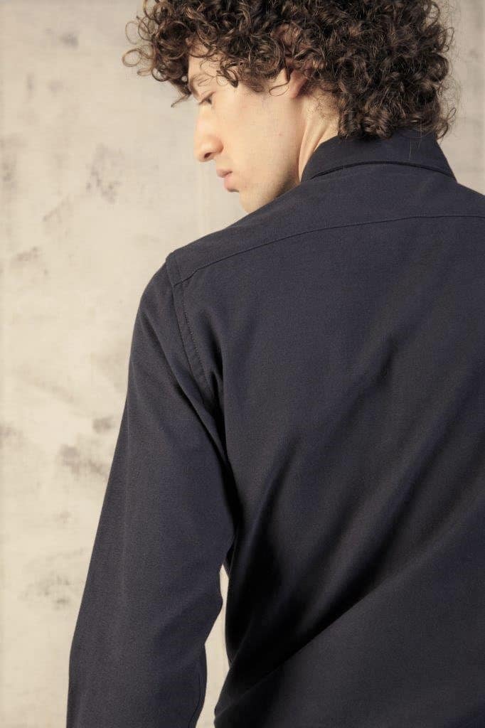 Jagvi Chemise Flanelle Bio Marine