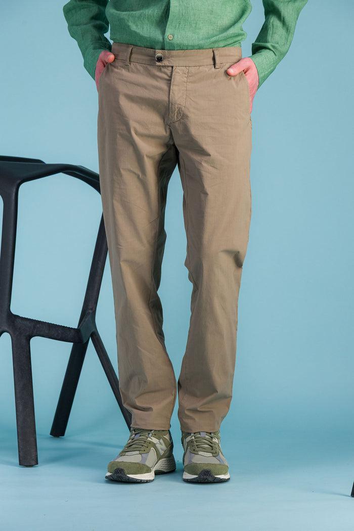 Jagvi City Pant Coton BIO Léger Beige Foncé