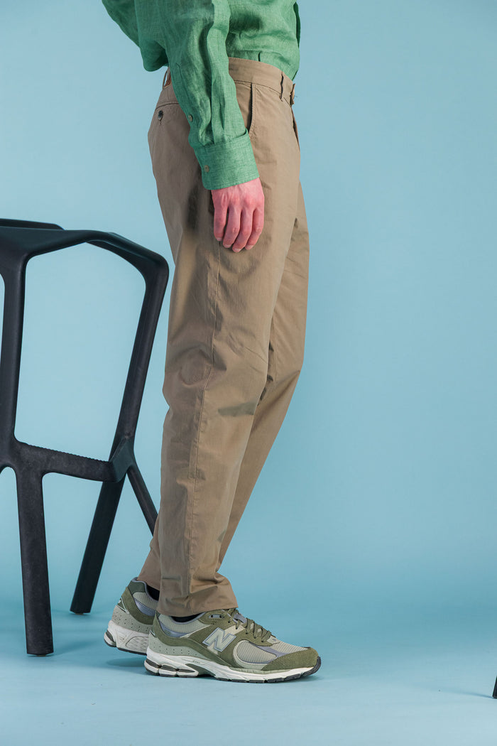 Jagvi City Pant Coton BIO Léger Beige Foncé