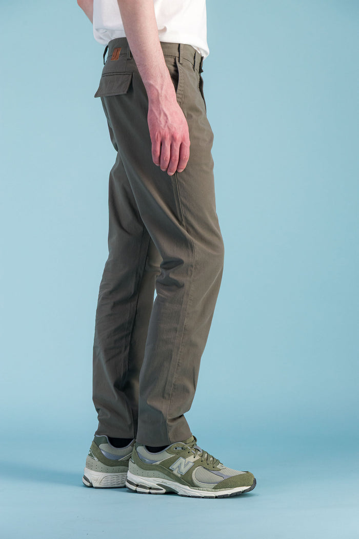 Jagvi City Pant Coton BIO Léger Kaki