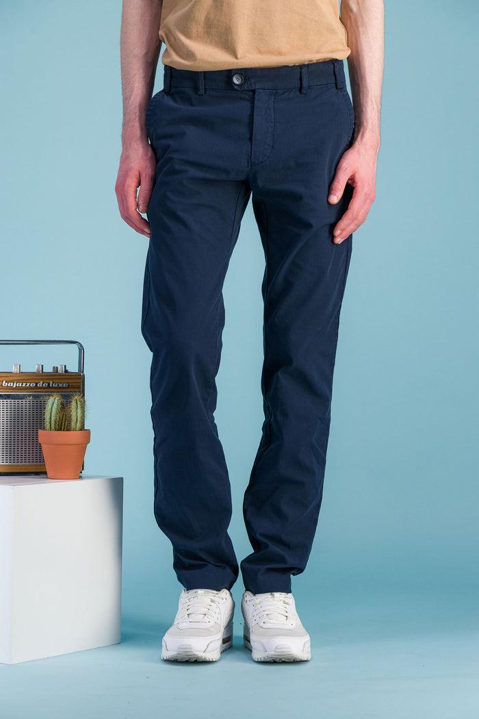 Jagvi City Pant Coton BIO Léger Navy