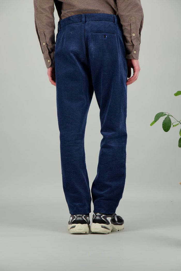 Jagvi City Pant En Velour Bleu