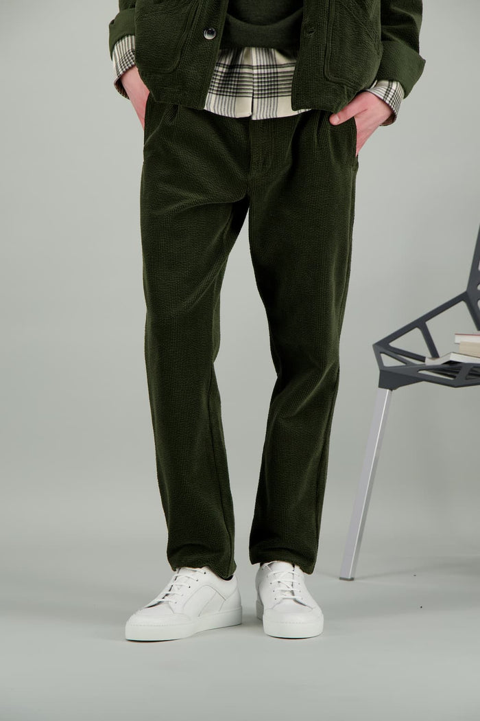 Jagvi City Pant En Velours Kaki