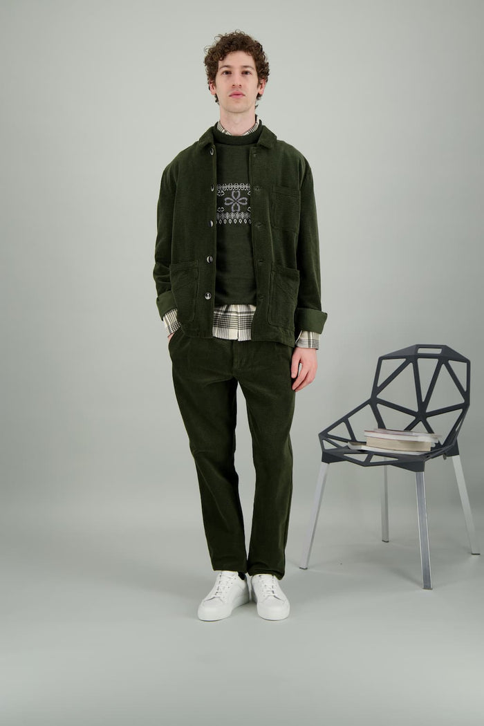 Jagvi City Pant En Velours Kaki