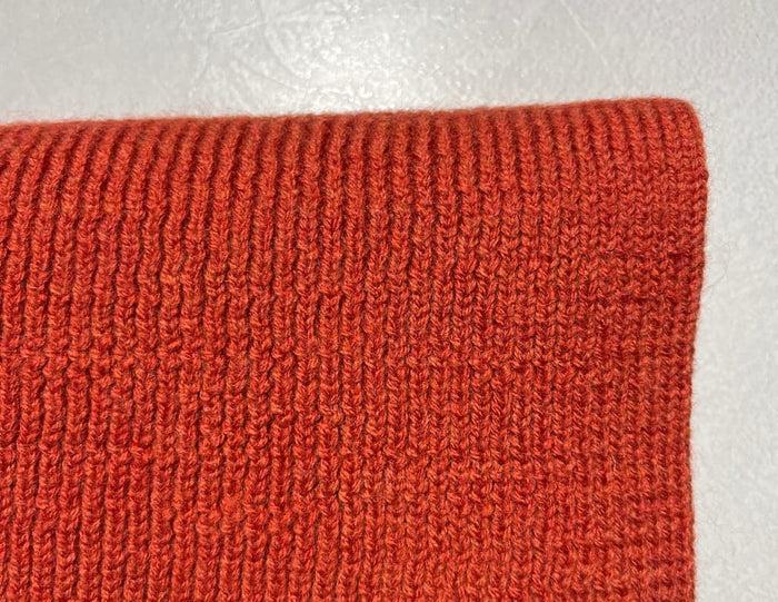 Jagvi Echarpe Laine Merinos Orange Chiné