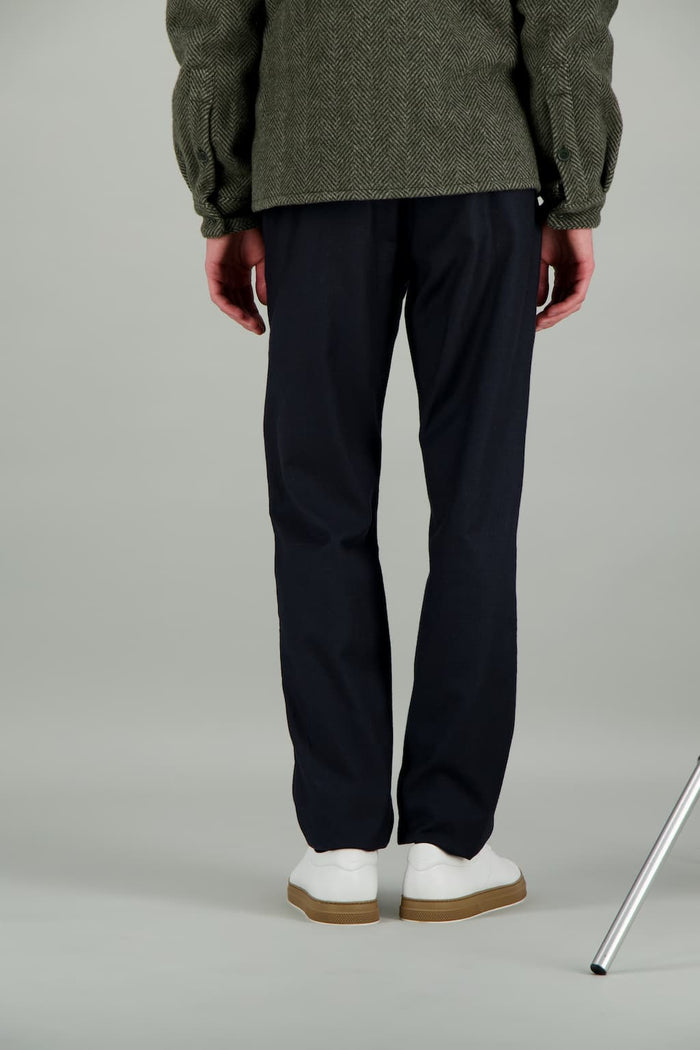 Jagvi Pantalon City Coton Laine Stretch Anthracite
