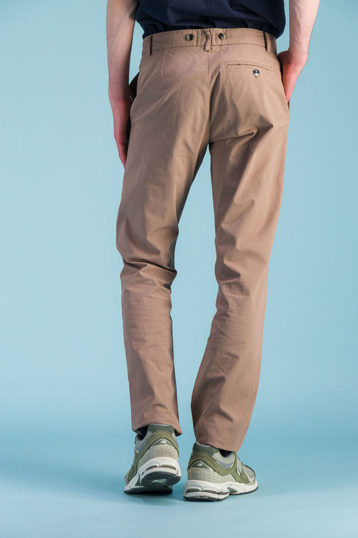 Jagvi Pantalon City Pant Beige Sable à Pinces
