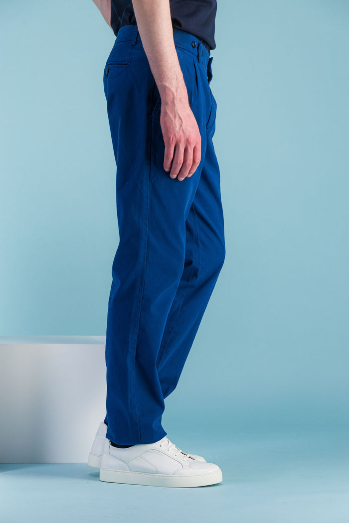 Jagvi Pantalon City Pant Bleu Dur à Pinces