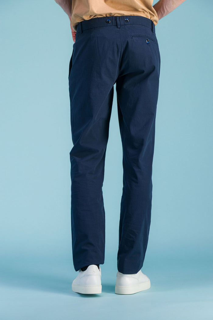 Jagvi Pantalon City Pant Marine à Pinces