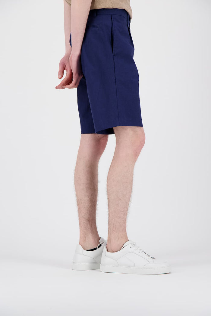 Jagvi Pleats Short Bleu