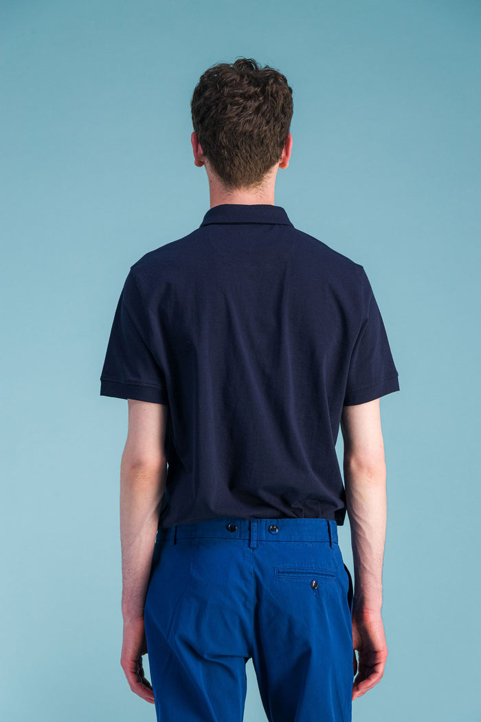 Jagvi Polo En Coton Bio Marine