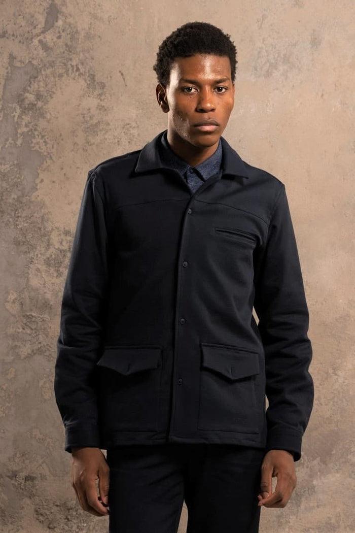 jagvi Surchemise coton stretch bio marine