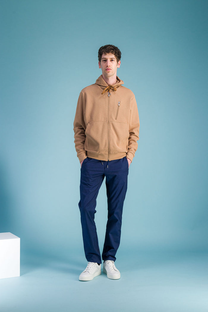 jagvi Sweat à capuche beige