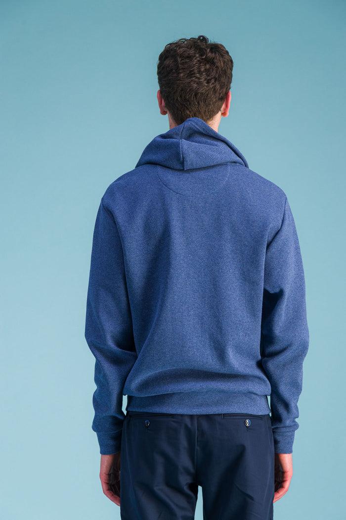 Jagvi Sweat à Capuche Bleu Ciel