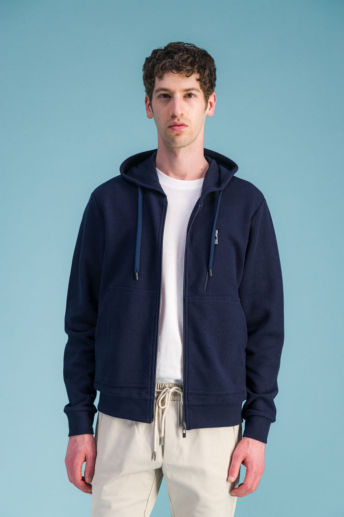 Jagvi Sweat à Capuche Marine