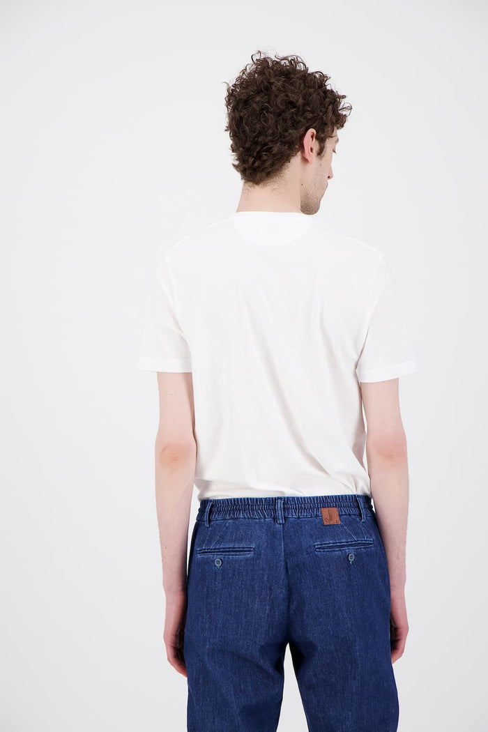 Jagvi T Shirt Coton Bio Blanc Rainbow Human