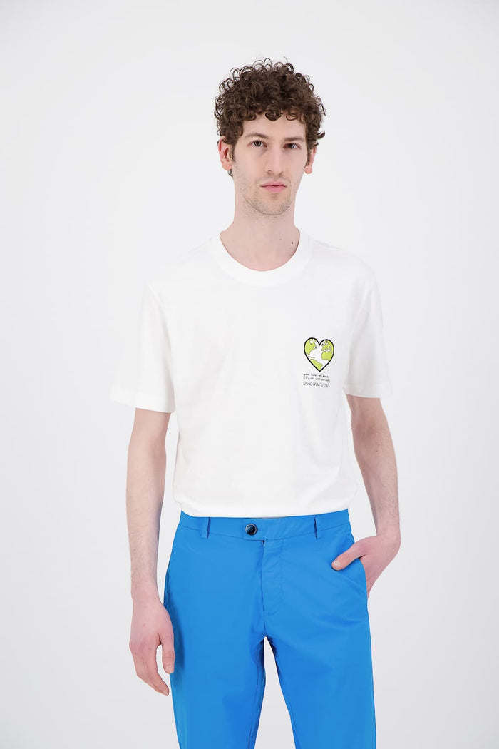 jagvi T Shirt coton bio japonais acid green earth