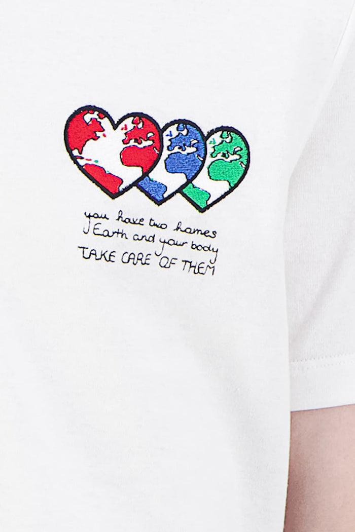 Jagvi T Shirt Coton Bio Japonais Earth Trilogy