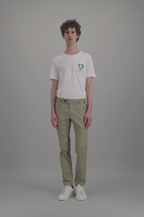 Jagvi T Shirt Coton Bio Japonais Green Earth