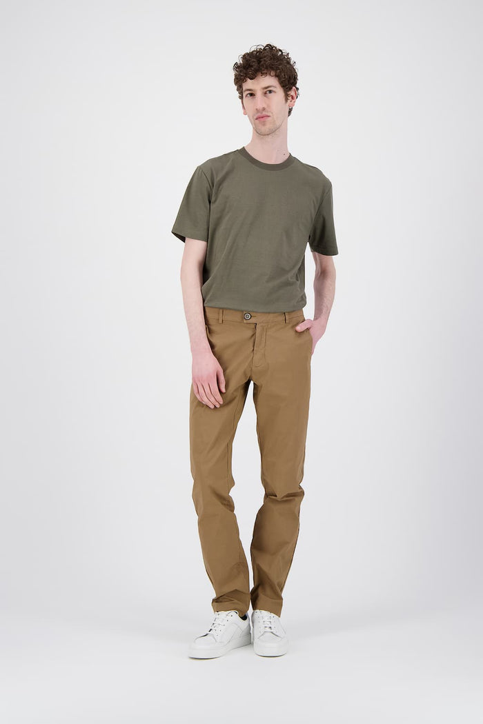 Jagvi T Shirt Coton Bio Japonais Kaki