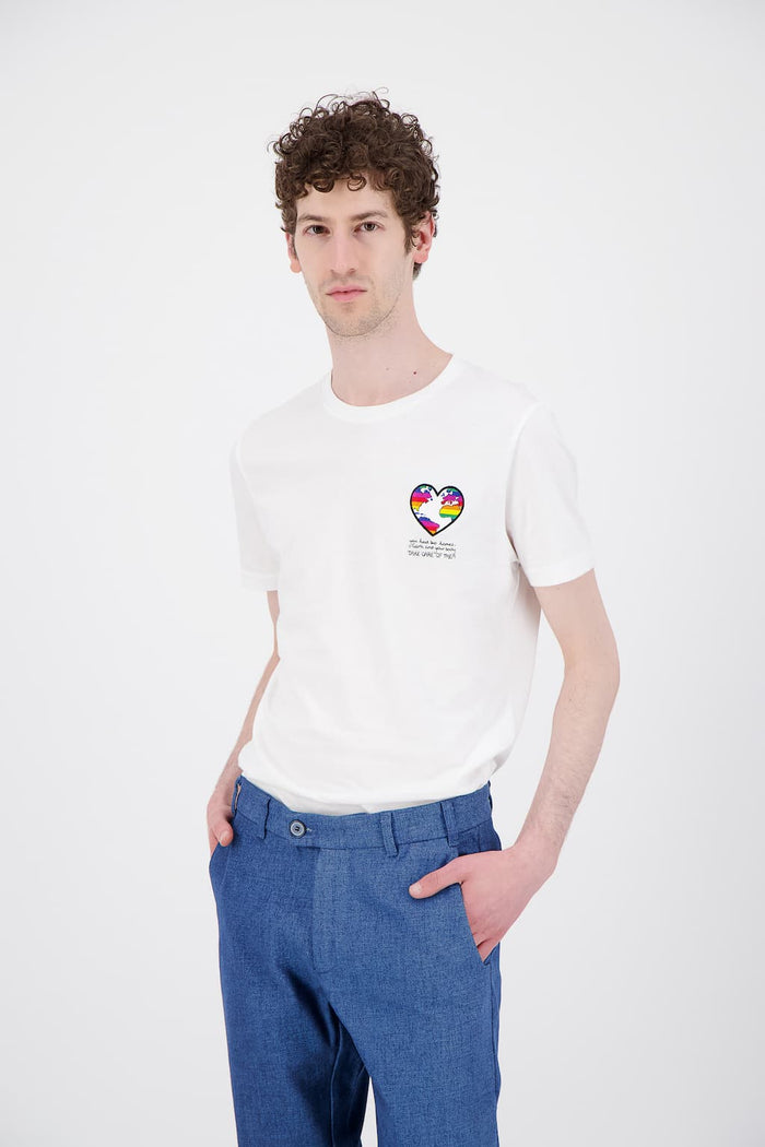 jagvi T Shirt coton bio japonais rainbow earth