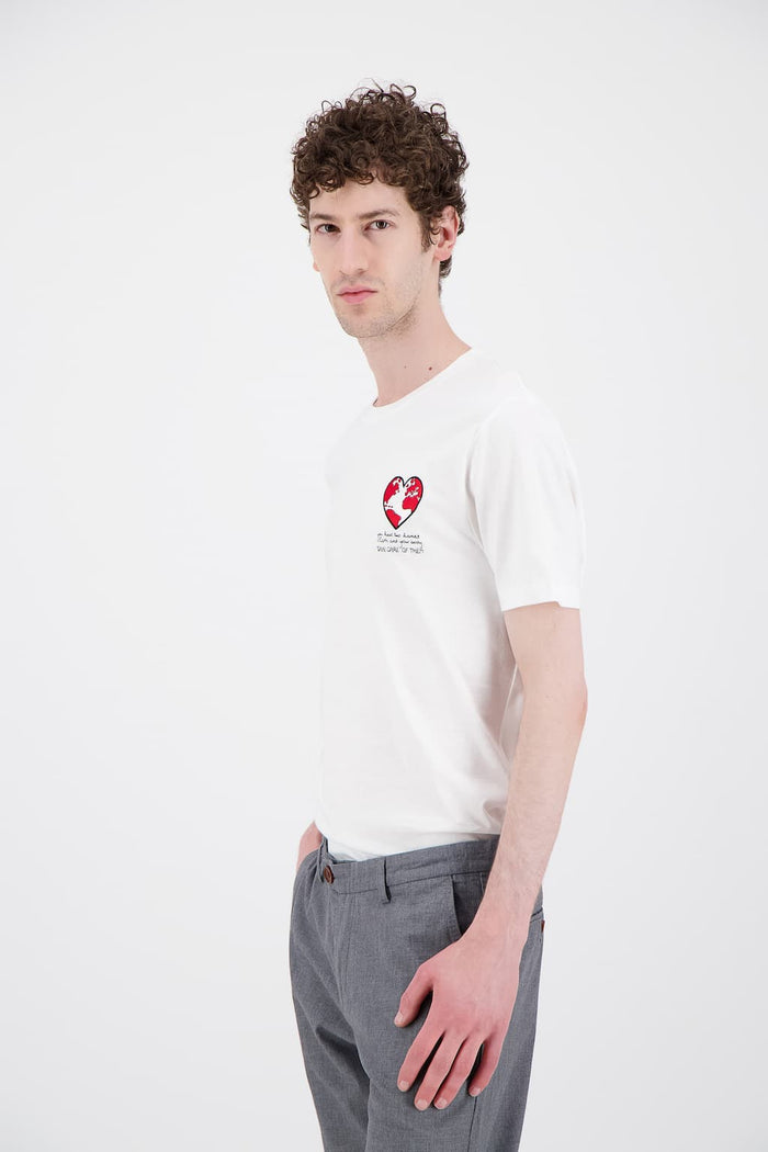 Jagvi T Shirt Coton Bio Japonais Red Earth