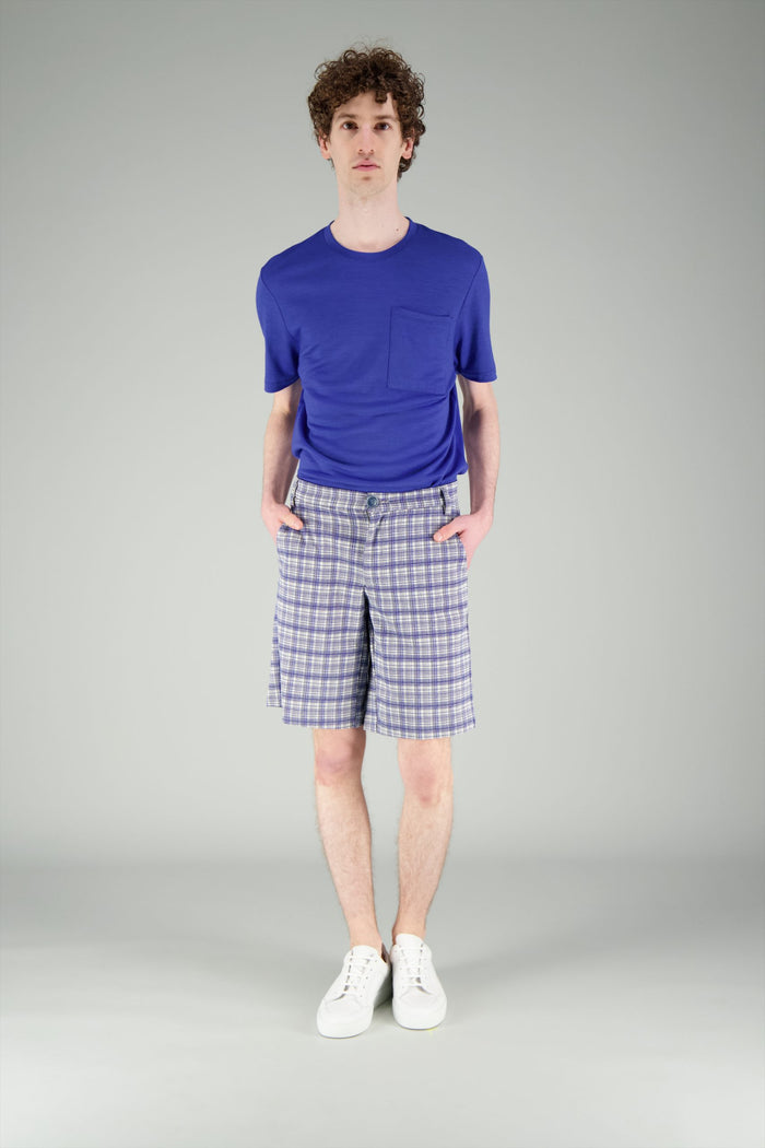 Jagvi T Shirt Laine Bio Japonais Bleu