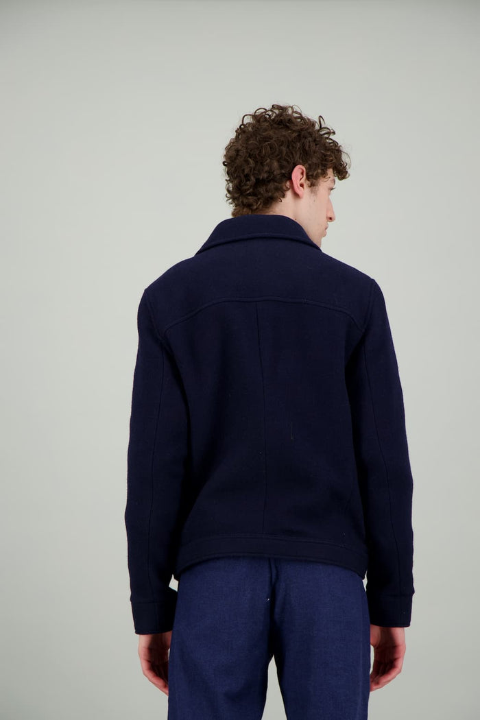 Jagvi Veste En Laine Marine