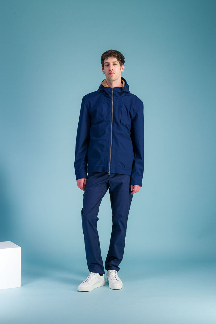 jagvi Veste imperméable "Alpinist" bleu océan