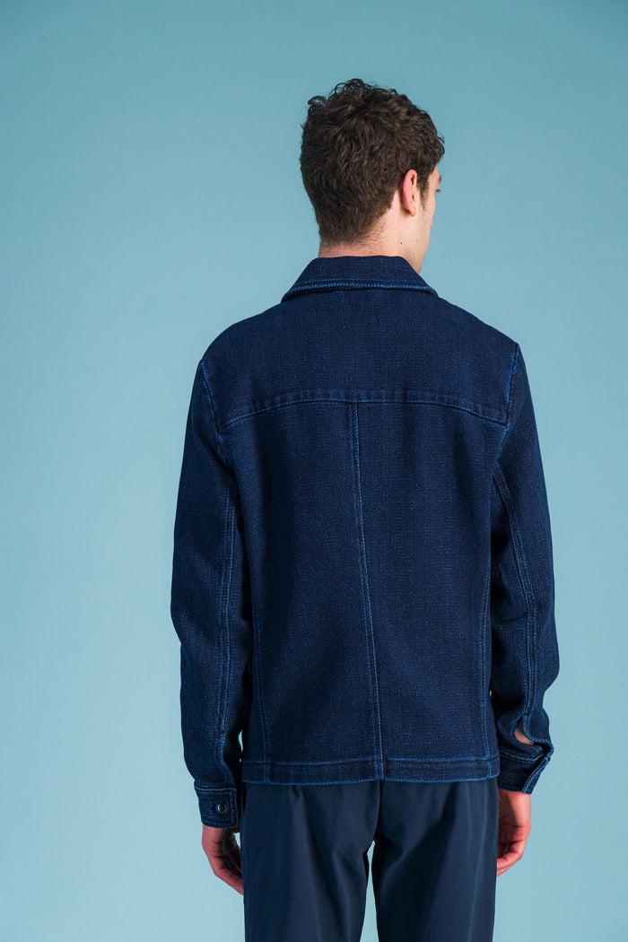 Jagvi Veste Workwear Denim Japonais