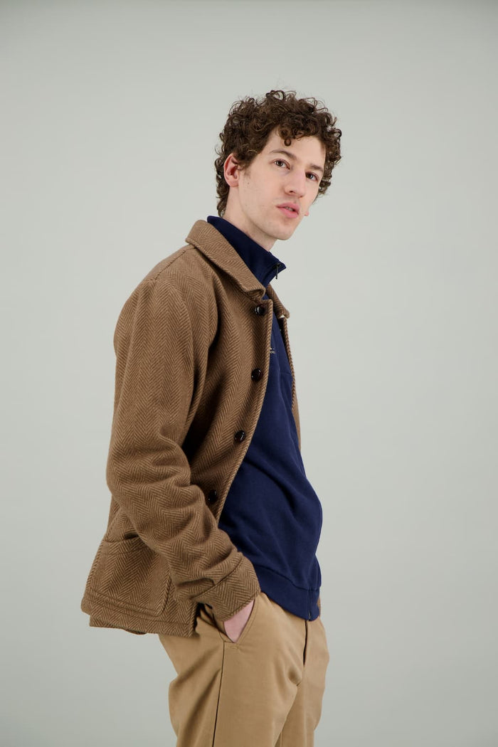 Jagvi Veste Workwear Laine Beige
