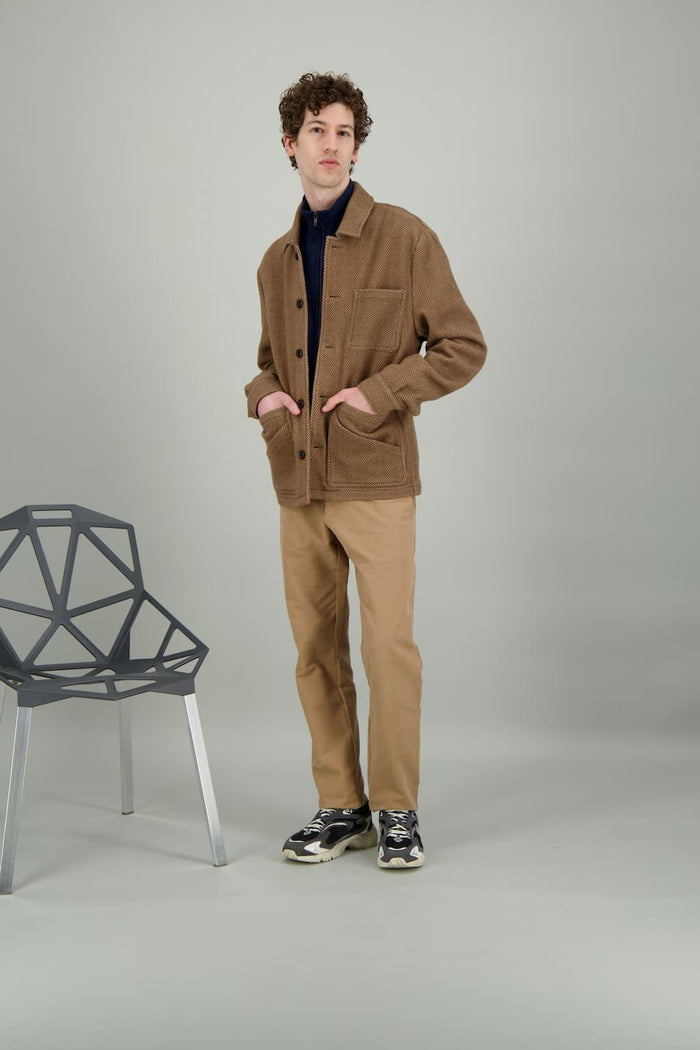 Jagvi Veste Workwear Laine Beige