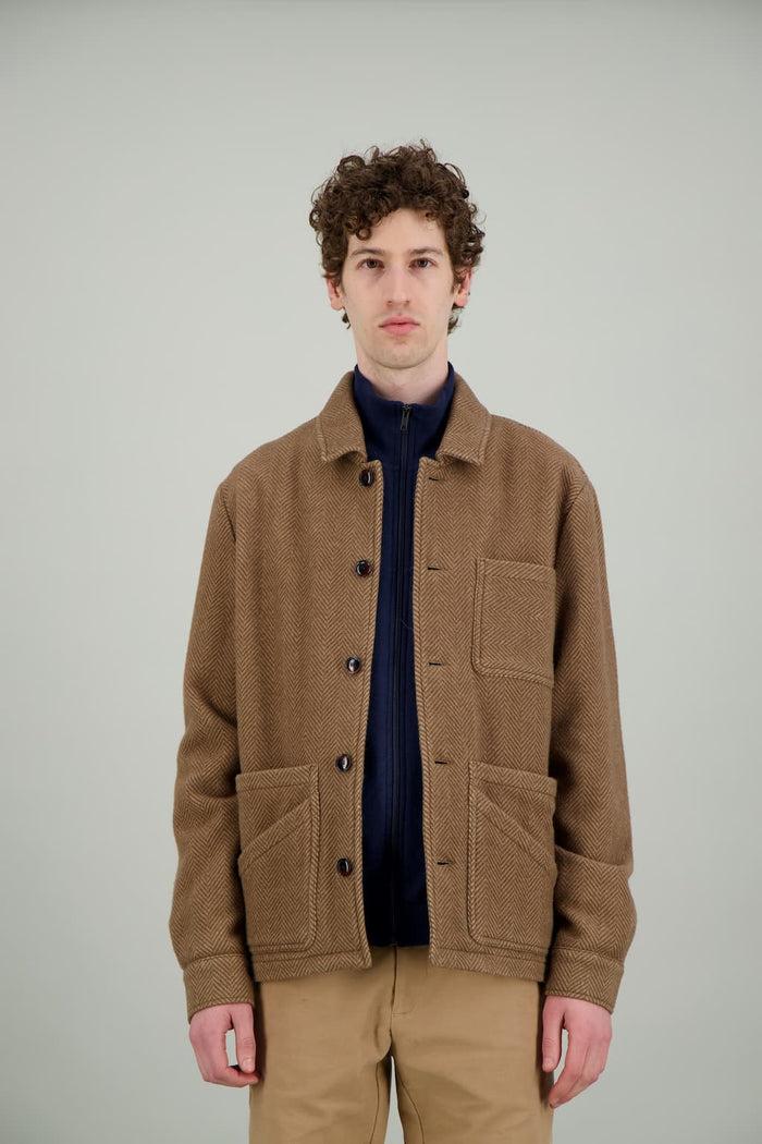 jagvi Veste Workwear laine beige