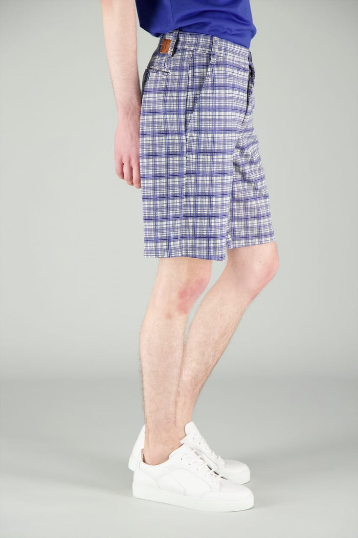 Jagvi Wide Short à Carreaux