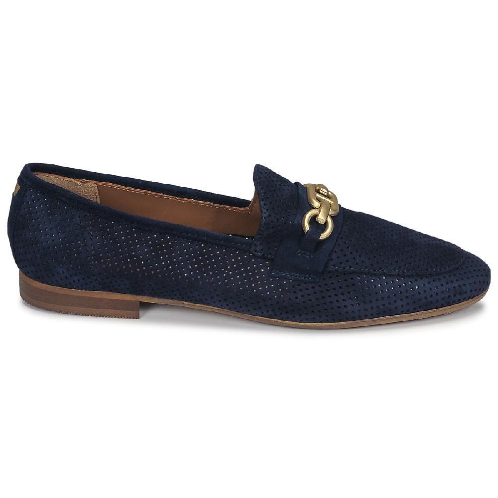 Jb Martin FRANCHE BIJOU Chèvre Velours Perfo Marine