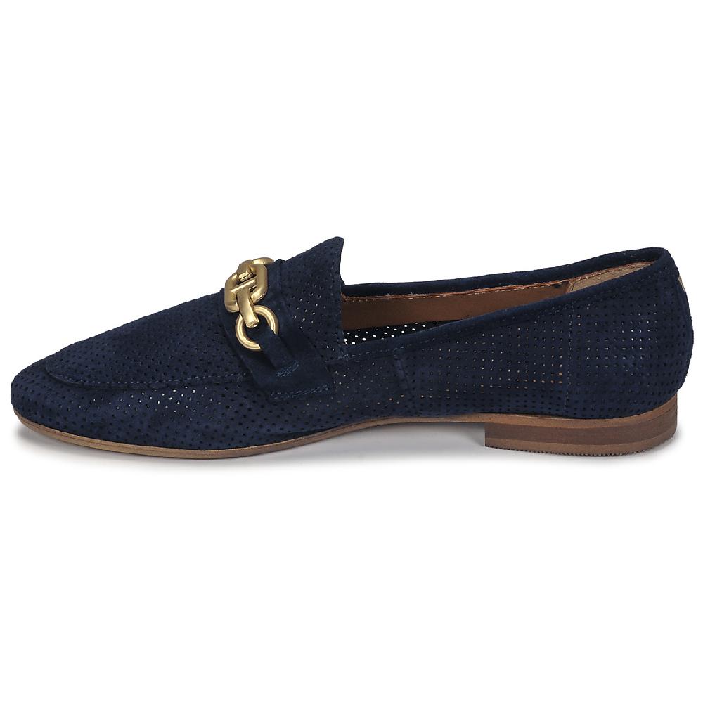 Jb Martin FRANCHE BIJOU Chèvre Velours Perfo Marine