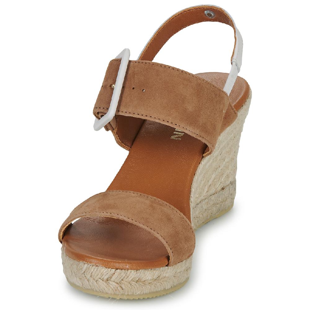 Jb Martin 1IRINA CHEVRE VELOURS CAMEL / CRAIE