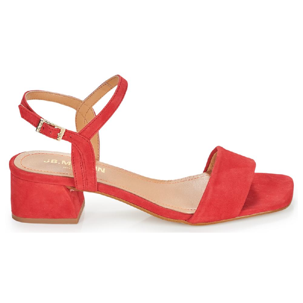 Jb Martin 1VALSER CHEVRE VELOURS ROUGE