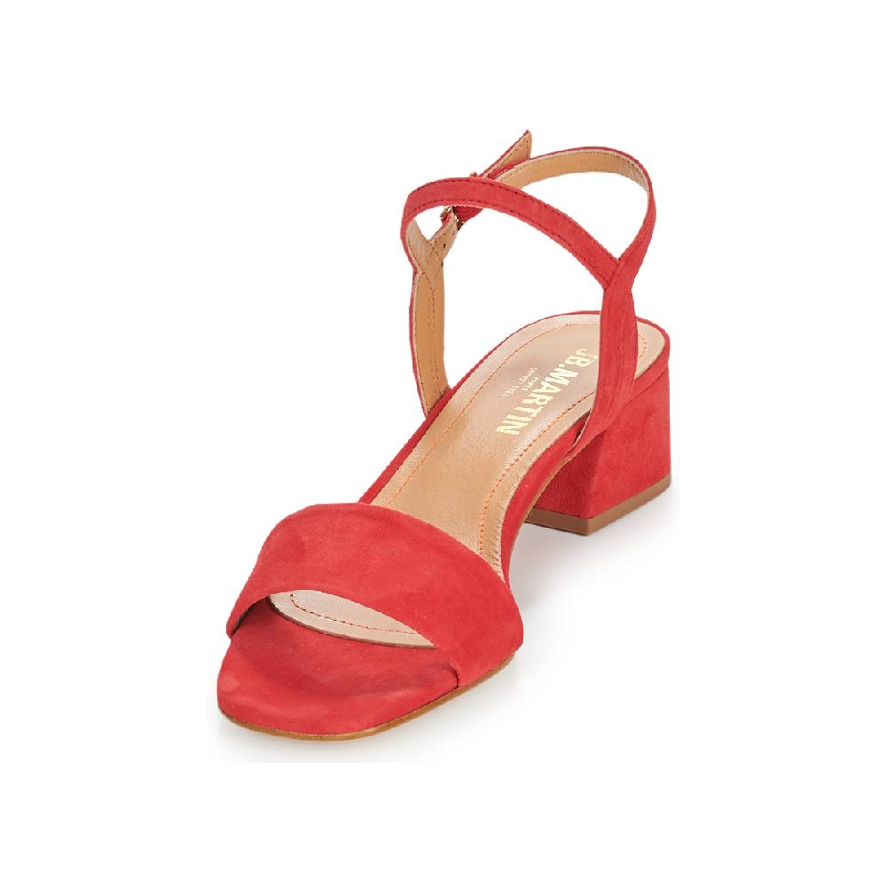 Jb Martin 1VALSER CHEVRE VELOURS ROUGE