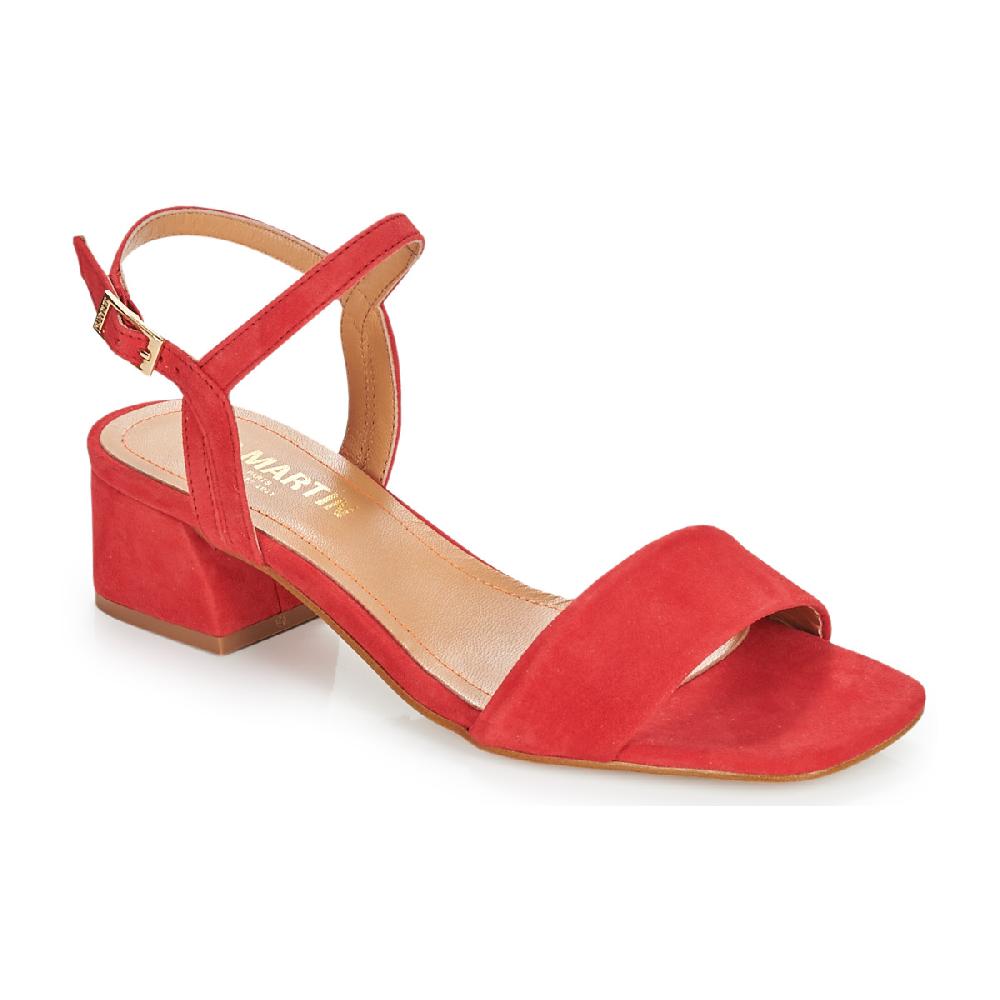 Jb Martin 1VALSER CHEVRE VELOURS ROUGE