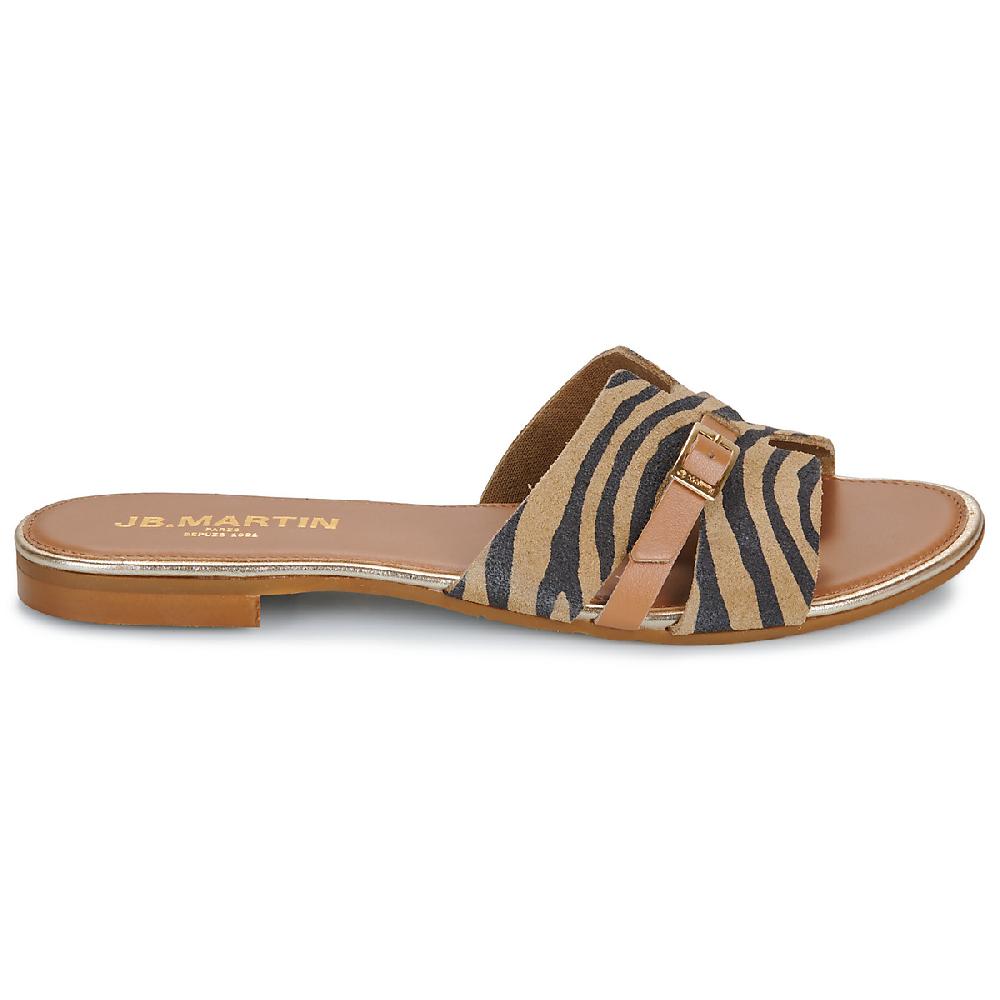Jb Martin AILEEN CROUTE ZEBRE / NAPPA CAMEL