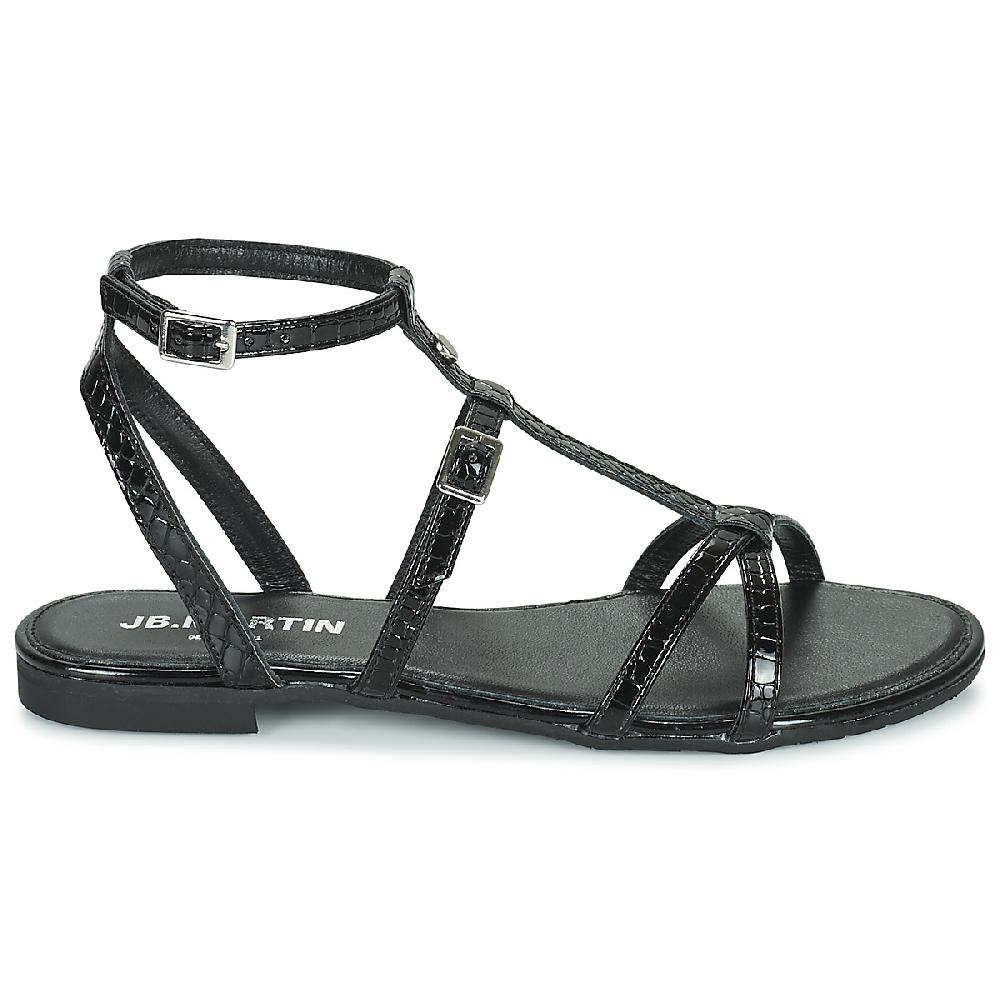 Jb Martin ALICIA VEAU CROCO NOIR