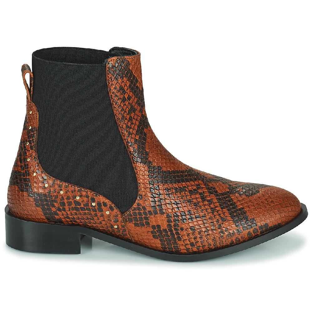 Jb Martin ANGE VEAU PYTHON MARRON