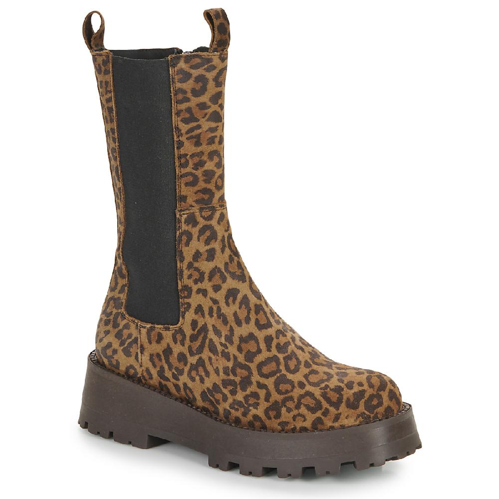 jb martin CLUB CROUTE VELOURS LEOPARD