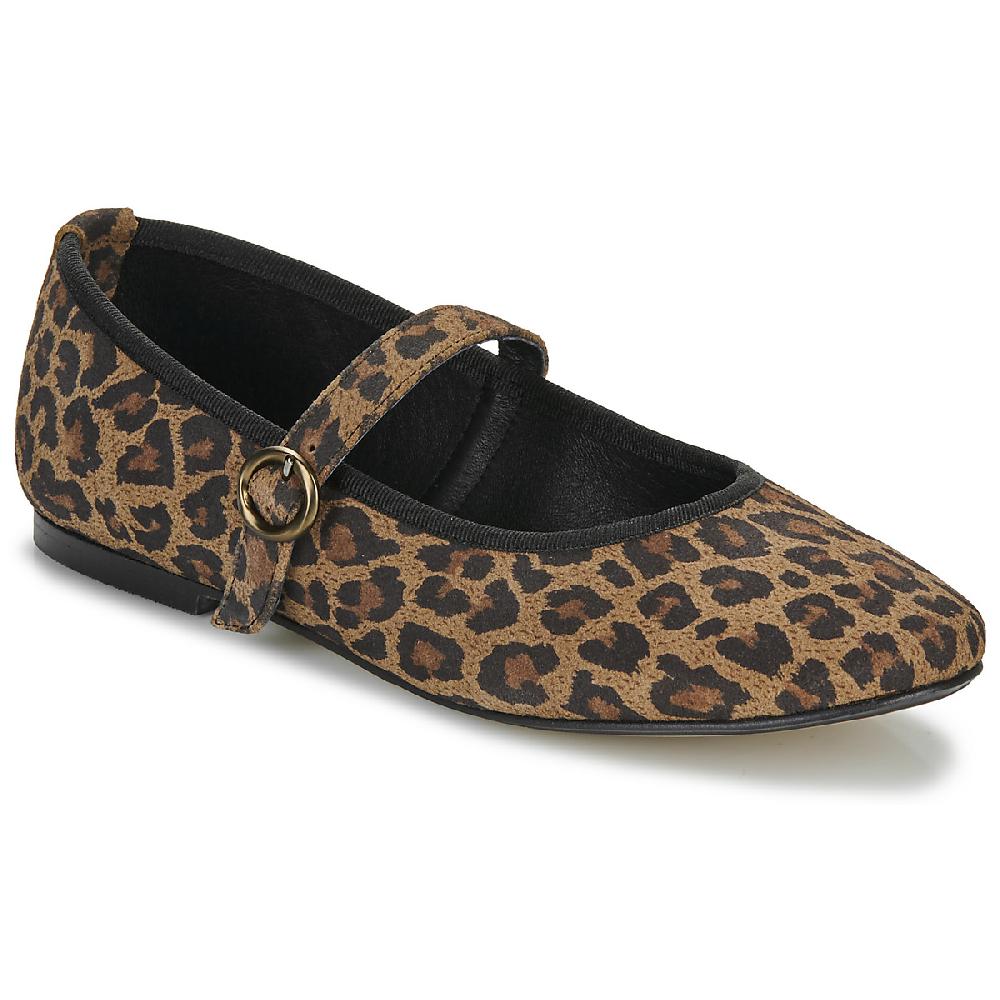 jb martin DRILA CROUTE VELOURS LEOPARD