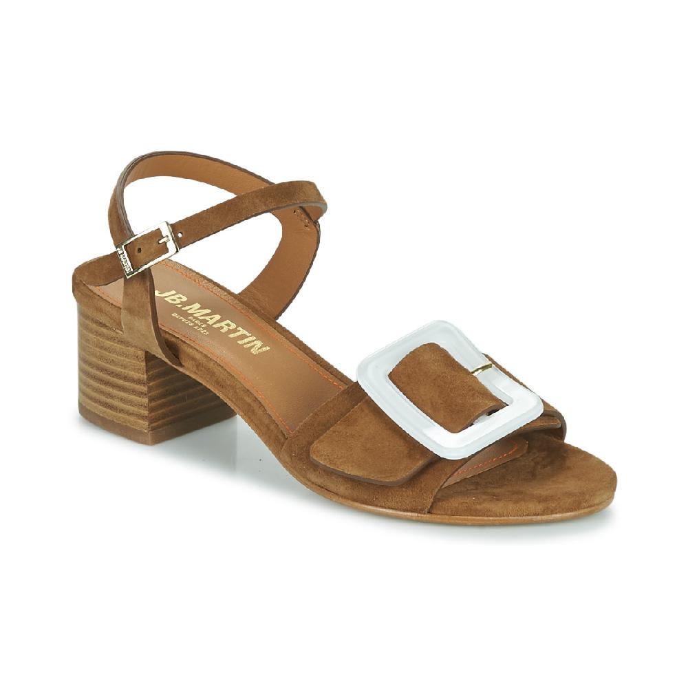 jb martin ELIANE CHEVRE VELOURS CAMEL