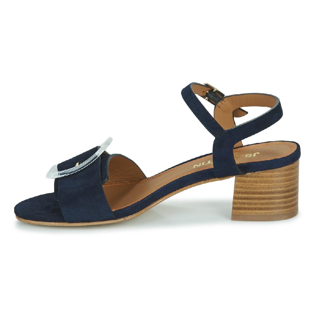 Jb Martin ELIANE CHEVRE VELOURS MARINE